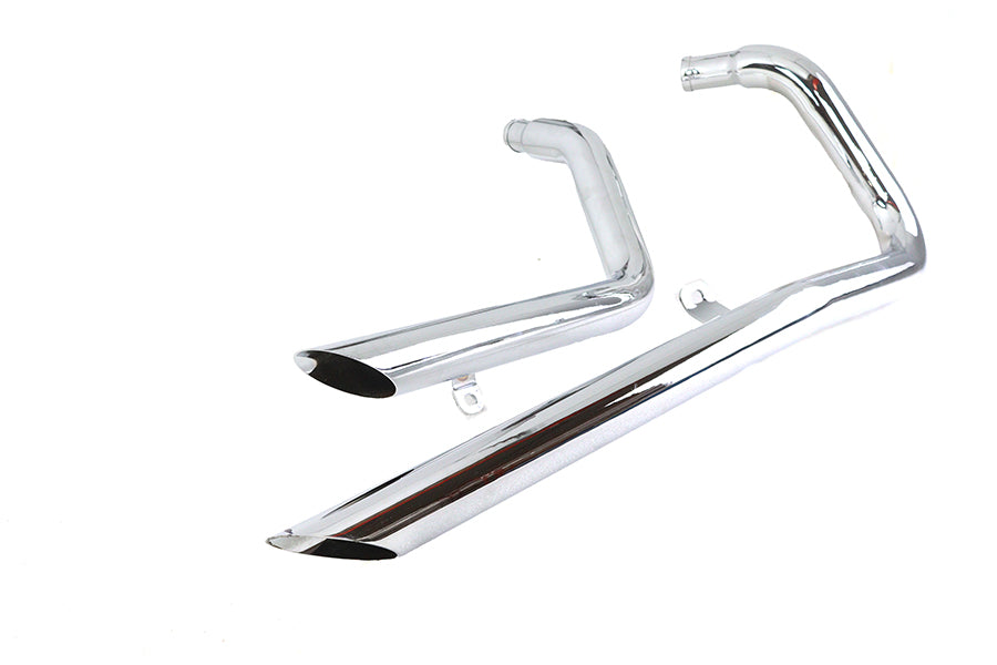 Factory Sample XL Exhaust Drag Pipe Set Turn Down