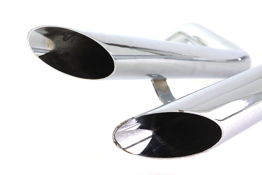 Factory Sample XL Exhaust Drag Pipe Set Turn Down