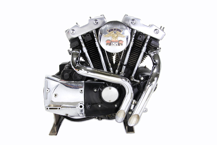 Factory Sample Ironhead LAF Exhaust Header Set Chrome