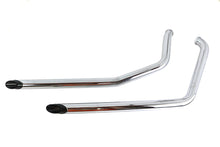 Load image into Gallery viewer, Factory Sample Exhaust Drag Pipe Set with Short Black Slash