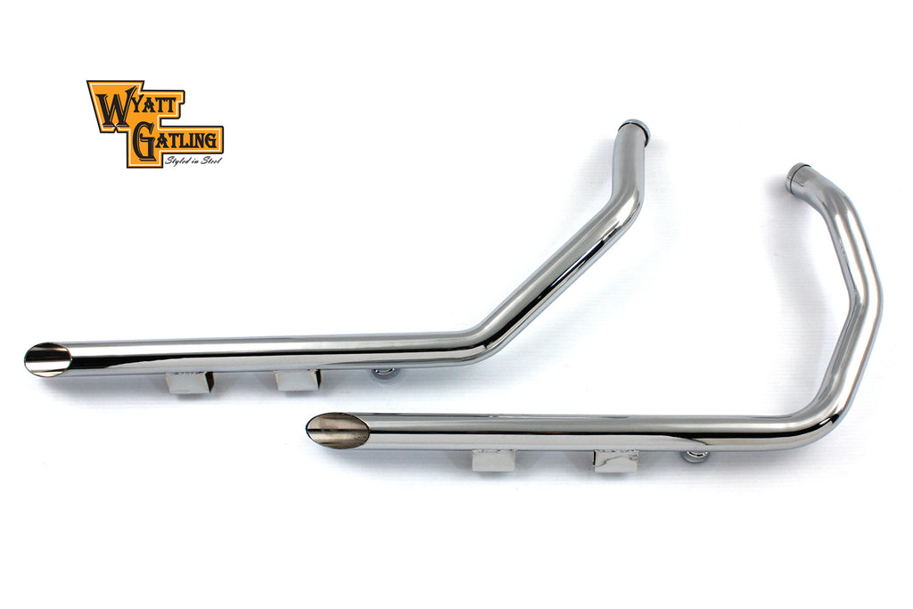 Factory Sample Wyatt Gatling Exhaust Drag Pipe Set Slash Cut