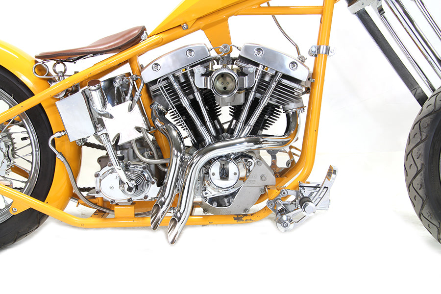 Chrome Wyatt Gatling Down Draft Drag Pipes