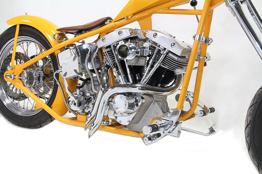 Chrome Wyatt Gatling Down Draft Drag Pipes