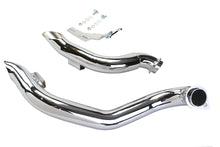 Load image into Gallery viewer, Chrome Wyatt Gatling Down Draft Drag Pipes