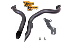 Load image into Gallery viewer, Black Wyatt Gatling Down Draft Drag Pipes