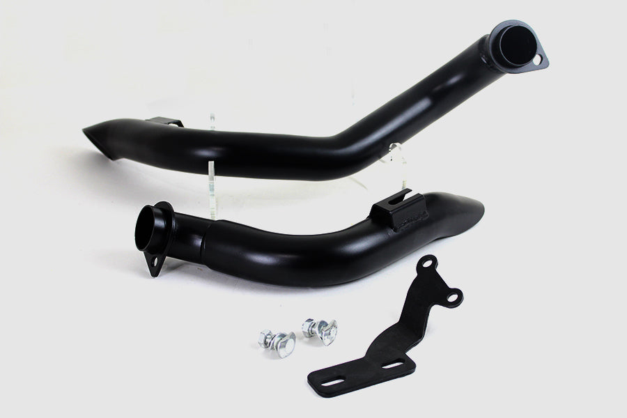 Black Wyatt Gatling Down Draft Drag Pipes