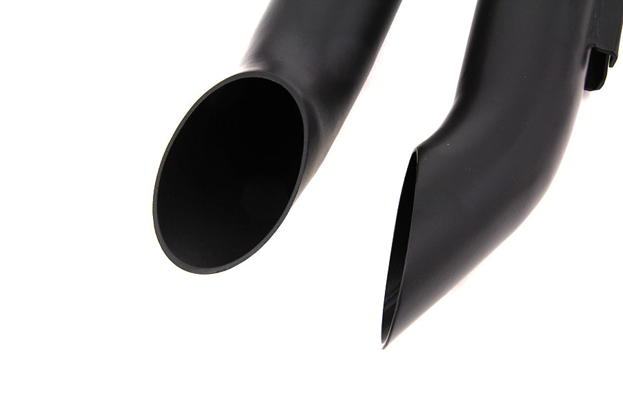 Black Wyatt Gatling Down Draft Drag Pipes