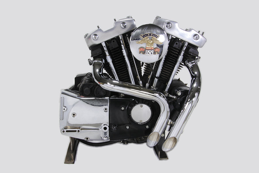 Ironhead LAF Exhaust Header Set Chrome