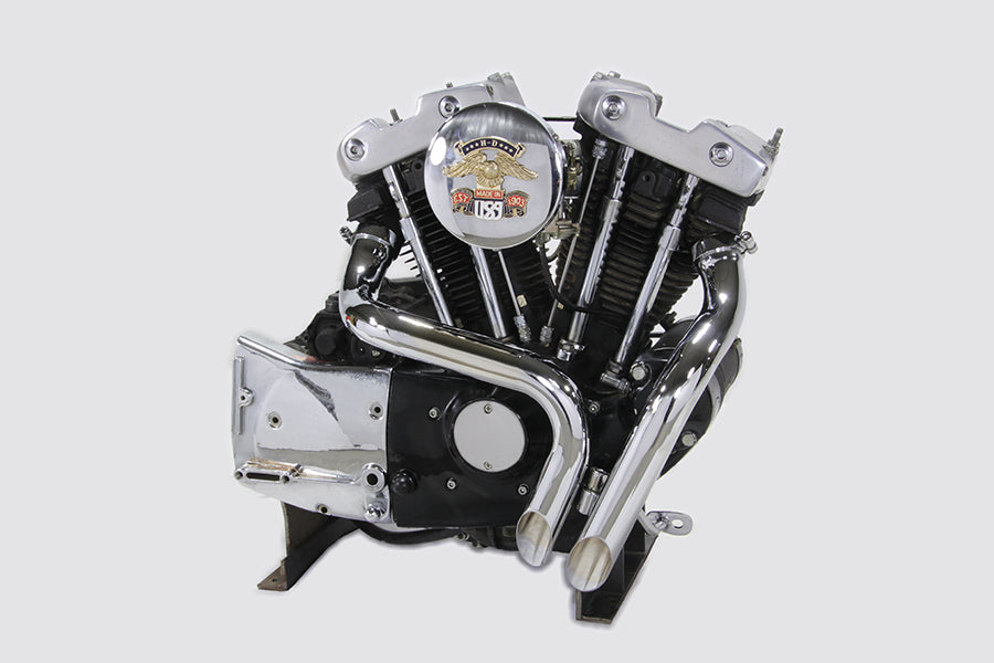 Ironhead LAF Exhaust Header Set Chrome