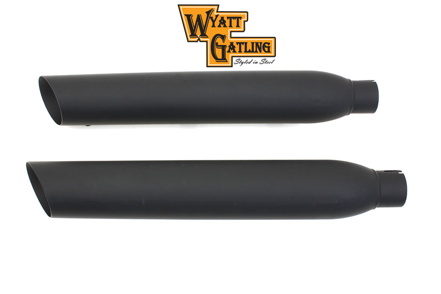 Wyatt Gatling Black Side Slash Muffler Set