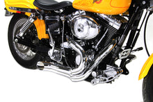 Load image into Gallery viewer, Chrome Wyatt Gatling 2 into 1 Exhaust Pipe Header Kit