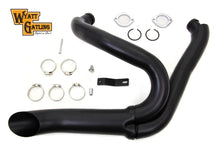 Load image into Gallery viewer, Black Wyatt Gatling 2 into 1 Exhaust Pipe Header Kit