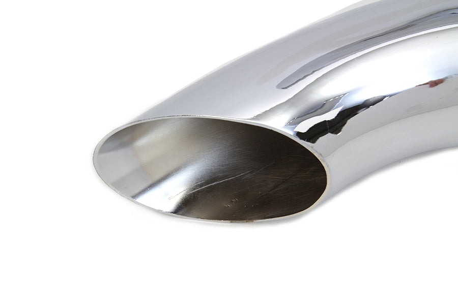 Chrome Wyatt Gatling 2 into 1 Exhaust Pipe Header Kit