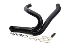 Load image into Gallery viewer, Black Wyatt Gatling 2 into 1 Exhaust Pipe Header Kit