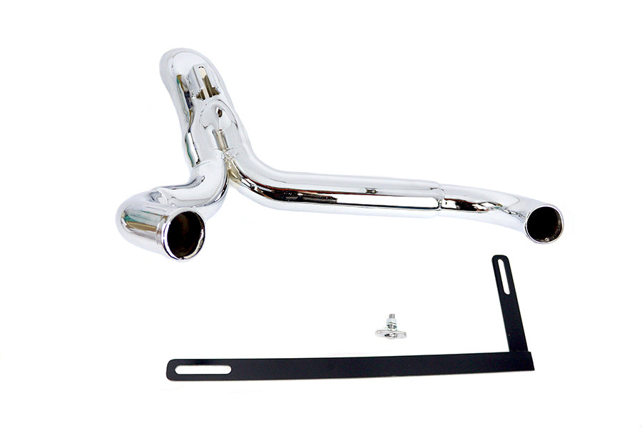 Wyatt Gatling  inchY inch Exhaust Pipe Header Chrome