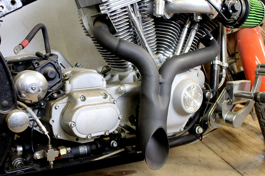 Wyatt Gatling  inchY inch Exhaust Pipe Header Black