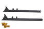 Wyatt Gatling 32 inch Scalloped Fishtail Set Black