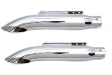 Load image into Gallery viewer, 16 inch Turn Out Muffler Set Chrome