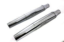 Load image into Gallery viewer, Replica Tapered Muffler Embossed Chrome