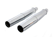 Load image into Gallery viewer, Replica Tapered Muffler Embossed Chrome