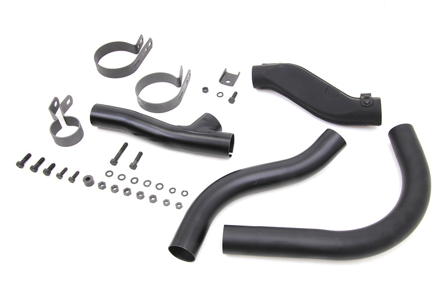 Black Knucklehead Exhaust Header Kit