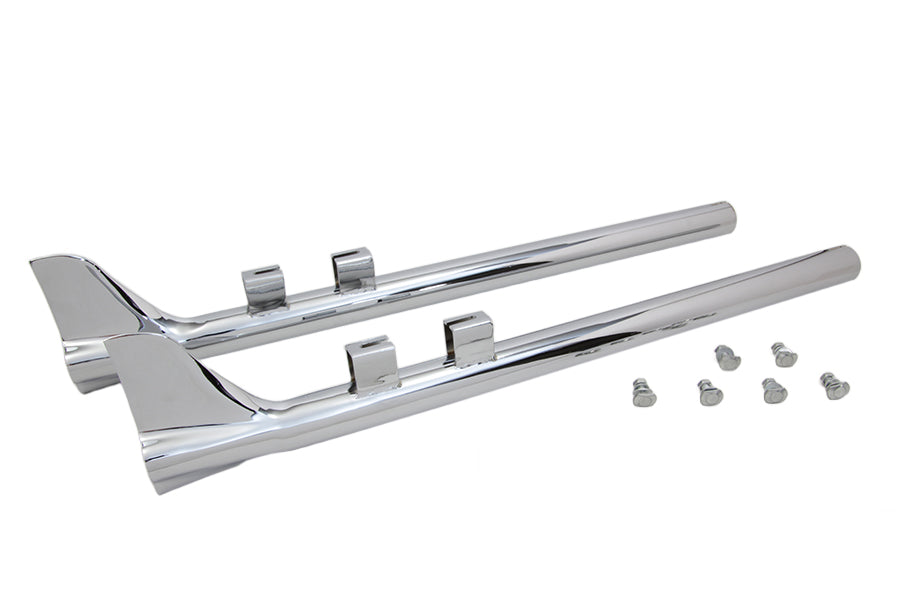 33 inch Bronx Straight Tail Set Chrome