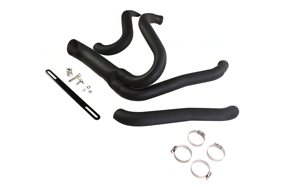 Black Wyatt Gatling 2 into 1 Exhaust Pipe Header Kit