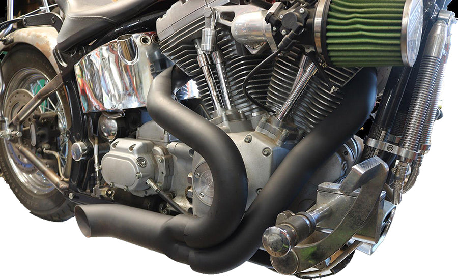 Black Wyatt Gatling 2 into 1 Exhaust Pipe Header Kit