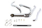 Chrome Wyatt Gatling 2 into 1 Exhaust Pipe Header Kit