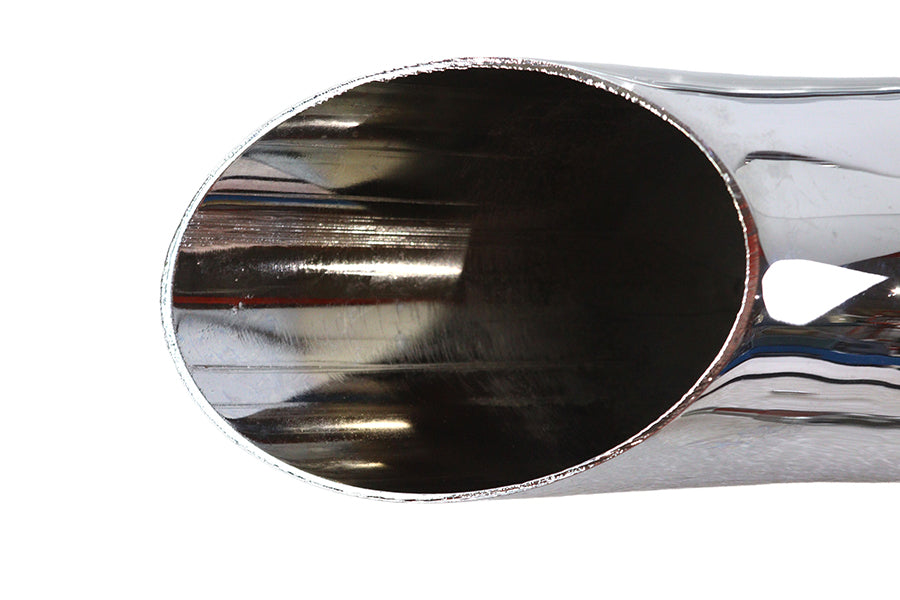 Chrome Wyatt Gatling 2 into 1 Exhaust Pipe Header Kit