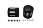 Black Revolver Tip Set For 4 inch Muffler