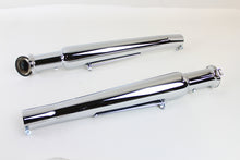 Load image into Gallery viewer, Chrome Megaphone Upsweep Muffler Set