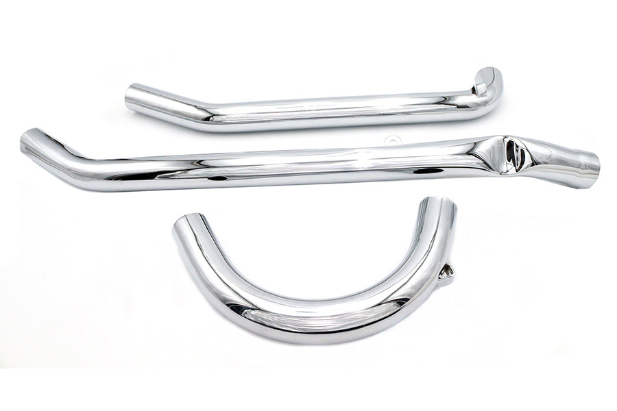 UL Upsweep Exhaust Header Set Chrome