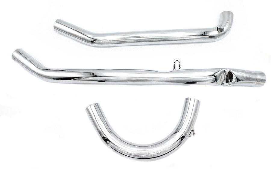 UL Upsweep Exhaust Header Set Chrome