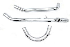 UL Upsweep Exhaust Header Set Chrome