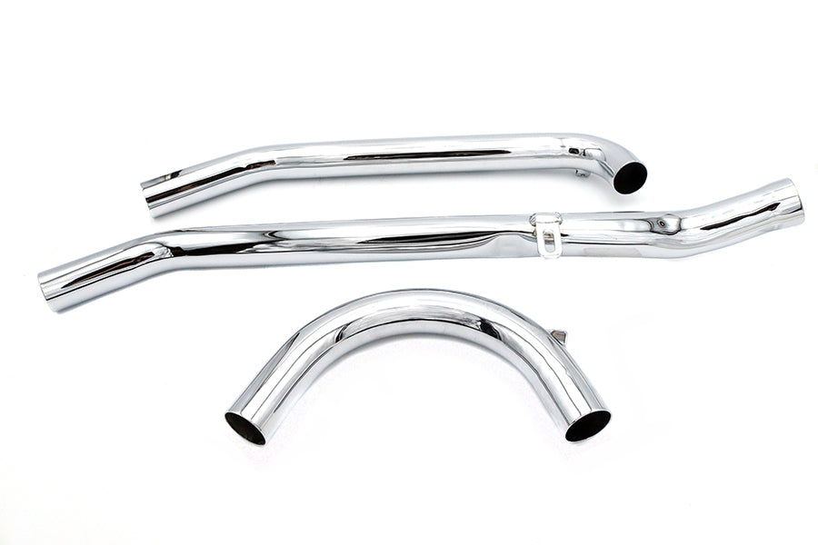UL Upsweep Exhaust Header Set Chrome