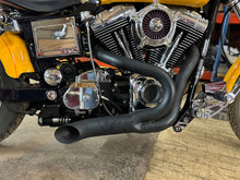 Load image into Gallery viewer, Black Wyatt Gatling 2 into 1 Exhaust Pipe Header Kit