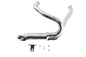 Chrome Wyatt Gatling 2 into 1 Exhaust Pipe Header Kit