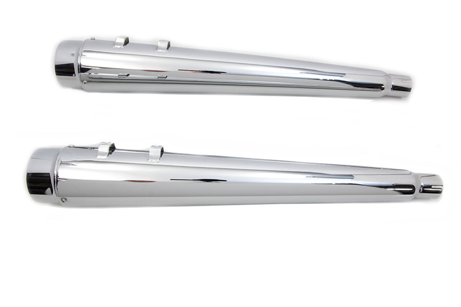 Wyatt Gatling Megaphone Muffler Set Chrome