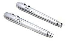 Load image into Gallery viewer, Wyatt Gatling Megaphone Muffler Set Chrome