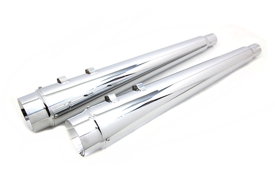 Wyatt Gatling Megaphone Muffler Set Chrome