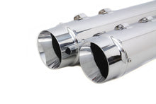 Load image into Gallery viewer, Wyatt Gatling Megaphone Muffler Set Chrome
