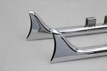 Load image into Gallery viewer, M8 36 inch Straight Fishtail Exhaust Extension Set Chrome