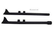 Load image into Gallery viewer, M8 36 inch Straight Fishtail Exhaust Extension Set Black