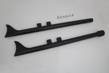 Load image into Gallery viewer, M8 36 inch Straight Fishtail Exhaust Extension Set Black