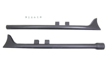 Load image into Gallery viewer, M8 36 inch Straight Fishtail Exhaust Extension Set Black