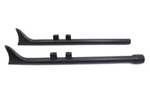 Load image into Gallery viewer, M8 36 inch Straight Fishtail Exhaust Extension Set Black