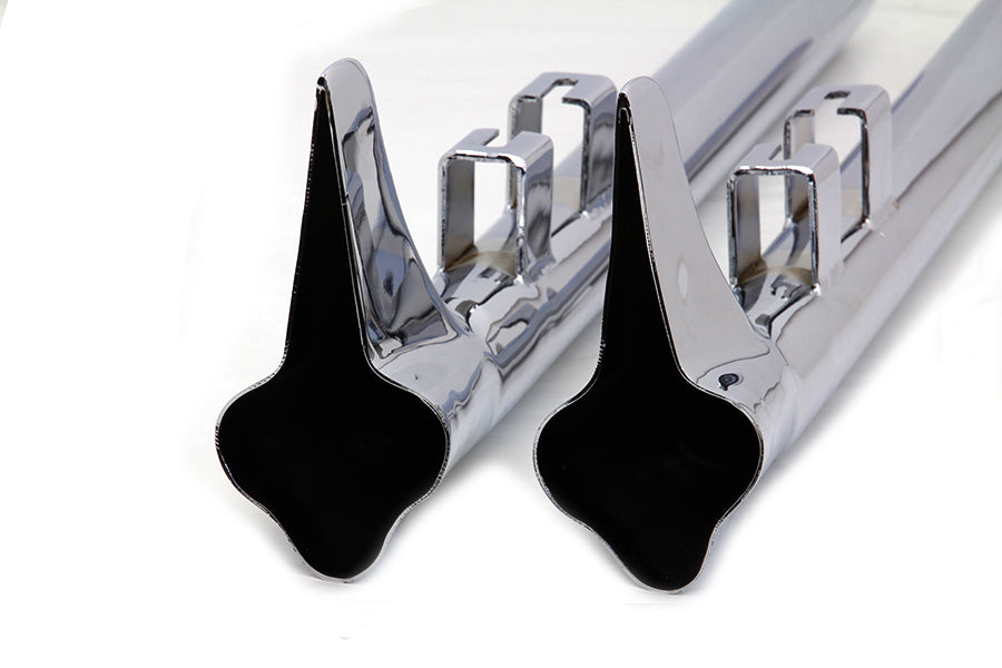 36 inch Bronx Straight Tail Set Chrome
