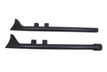Load image into Gallery viewer, M8 33 inch Straight Fishtail Exhaust Extension Set Black