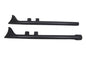 M8 33 inch Straight Fishtail Exhaust Extension Set Black